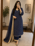 Georgette Digital Printed Summer Special Kurti Pant Dupatta Set