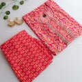 Rani orange hearts Slim Fit Suit Set