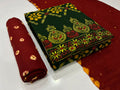Kasab Work Bandhani Dress Material