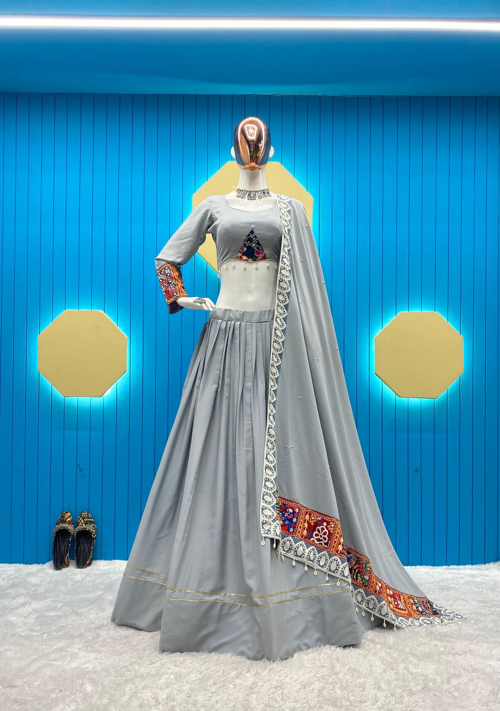 Ethenika Navratri Special Designer Chaniya Choli (Fully Stitched)