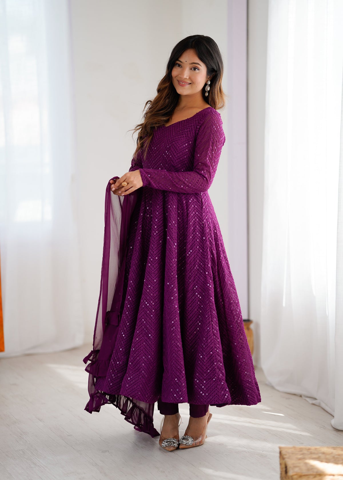 Saiyaara Premium Anarkali Suit Set