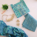 Rajiya Peacock Cotton Suit