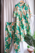 Blooming Greens Cotton Suit Set - EOFY SALE