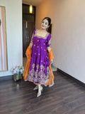 Malveera Premium Quality Anarkali Suit Set