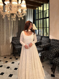 Premium Lakhnavi Embroidered Anarkali Suit Set