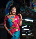 Sky Blue Banarasi Pure Silk Saree with Embroidery Blouse